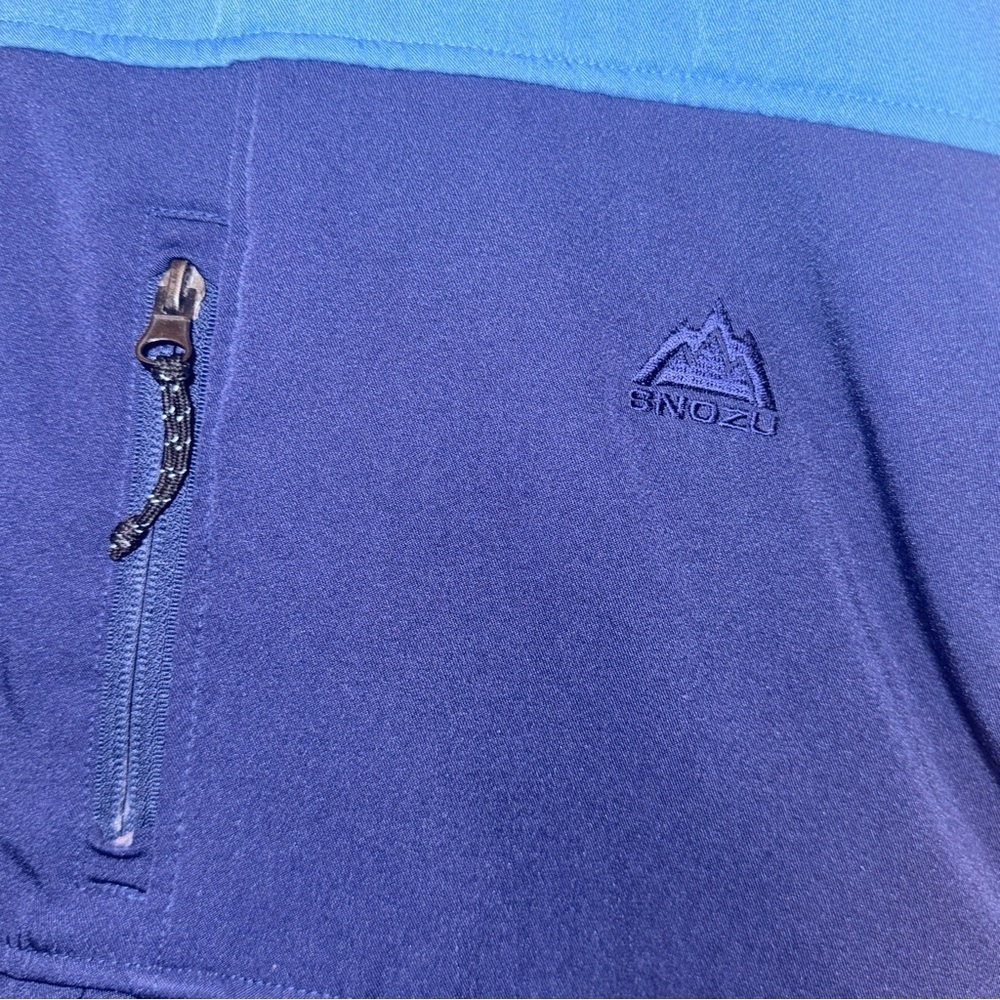 Snozu Men's Performance Jacket Softshell Weather Resistant Navy/blue  XXL​​​​ - Picture 3 of 11